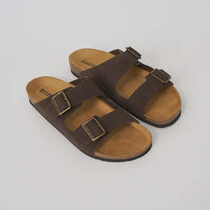 Footwear: Skechers Aidan-Leelan Mens Sandals - Chocolate