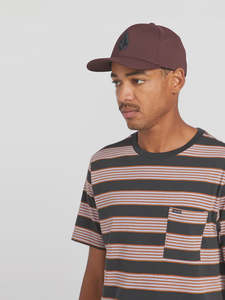 Mens Hats: Volcom Stone Tech Flexfit Delta - Merlot