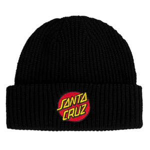 Mens Hats: Santa Cruz Classic Dot Patch Beanie