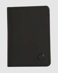 Mens Wallets: Quiksilver Mack Cardy Wallet - Black