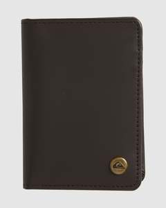 Mens Wallets: Quiksilver Mack Cardy Wallet - Chocolate Brown