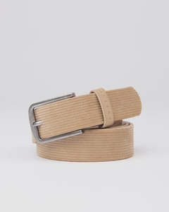 Mens Belts: Rusty Rift Cord Belt - Khaki