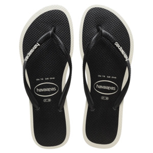 Havaianas: Havaianas Slim Frame - Black/White