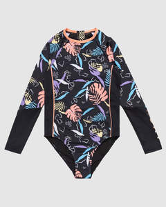 Roxy: Roxy RG Active Kids Onesie - Anthracite Active RG