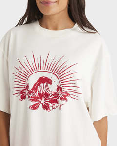 Roxy Chaser Tee - Egret