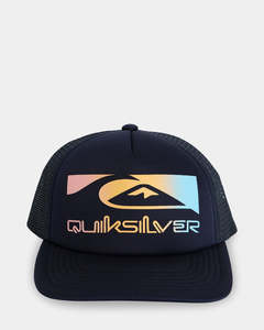 Quiksilver: Quiksilver Boys 2 - 7 Vermin Trucker Cap - Dark Navy