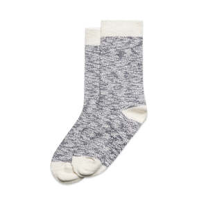 AS Colour Slub Socks 2 pack - Navy/White
