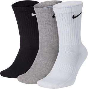 Nike Everyday Cotton Cushioned Training Crew Socks 3 Pack