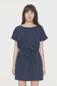 Dresses: Huffer Cali Willow Dress - Ink