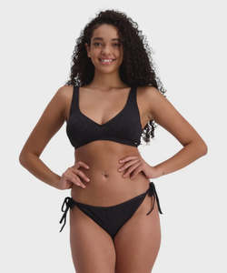 Bikinis: Piha U/W Bralette Gelato Bikini Top - Black