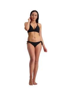 Bikinis: Moontide Wrap Tri Top Multi Fit Contours - Black