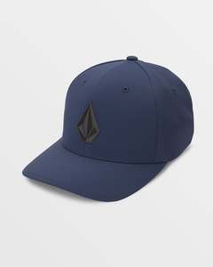 Mens Caps: Volcom Stone Tech Flexfit Delta II - Navy