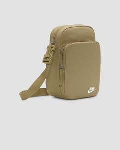 Womens Bags: Nike Heritage Crossbody Bag - Tan/White