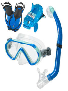 Kids: Mares Kids Sea Pals Snorkel & Fin Set
