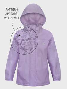 Girls: Therm 10K Splashmagic Rainshell - Periwinkle
