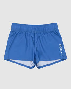 Girls: Roxy Girls 8-16 Essential Board Short - Nebulas Blue