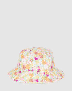 Kids Accessories: Roxy Girls Tiny Honey Bucket Hat - Fern Memories