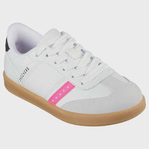 Kids Shoes: Skechers Kids Zinger Street Premier Vibe - White/Black/Pink