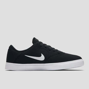 Kids Shoes: Nike SB Check Canvas Youth Shoe - Black/White