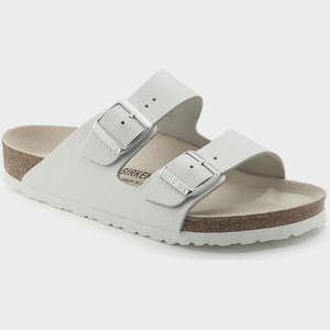 Birkenstock: Birkenstock Arizona BS Leather Regular - White