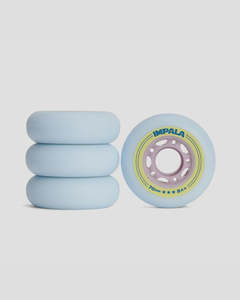 Impala Inline Wheel - Sky Blue/Yellow