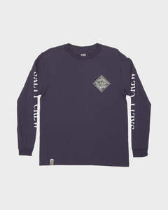Salty Crew: Salty Crew Boys Tippet Refuge LS Tee - Navy