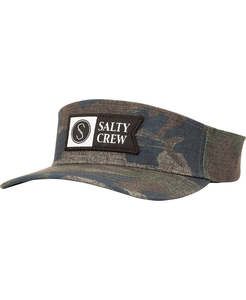 Salty Crew: Salty Crew Alpha Flag Visor - Camo