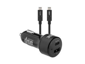 Electronics: 3SIXT USB-C Car Charger 27W - Black