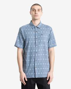 Volcom Trusted Short Sleeve Shirt - Blue Wash