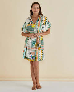 Womens: Betty Basics Archer Dress - Paradise Print