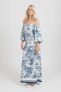 Federation Violet Dress - Navy