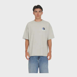Huffer: Huffer Block Tee 220/NZ Earther - Stone