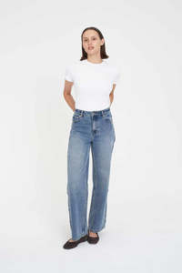 Huffer Straight Talker Jean - Canyon Blue