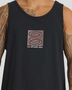 Mens: Quiksilver Tuna Heke Tank - Black