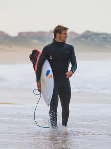 Mens Wetsuits: Volcom 3/2 Chest Zip Full Wetsuit