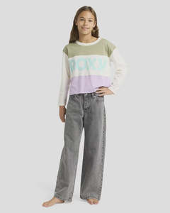 Roxy: Roxy Girl 8 - 16 Dawn Patrol Mid-Rise Denim - Lava