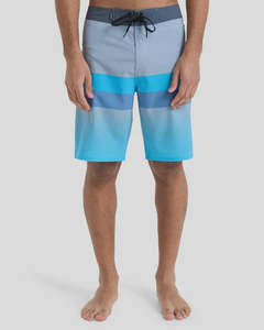 Quiksilver Surfsilk Straight Leg 20" Boardie - Quarry Reconnect Stripe
