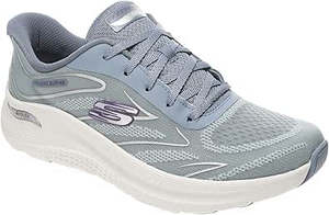 Footwear: Skechers Arch Fit 2.0 Sleek Stride - Blue/Purple
