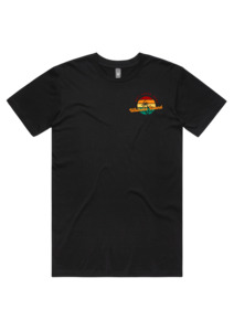 Mens: Out There Sunset Logo Tee