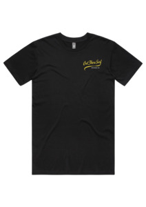 Out There Gold Script Tee