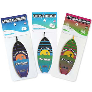 Sticky Johnson Surfboard Air Freshener