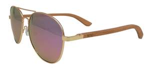 Mens Sunnies: Moana Rd Aviator Sunnies - Reflective Lens