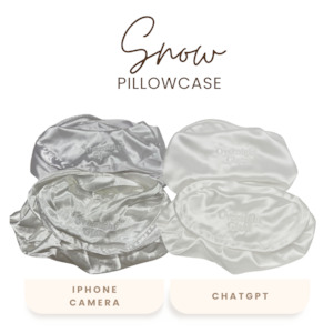 Snow Silk & Satin Pillowcases