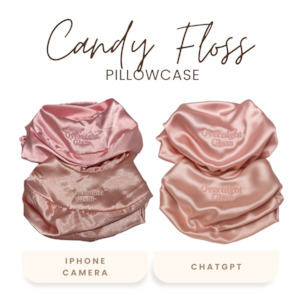 Candy Floss Silk & Satin Pillowcases