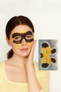 Wake Up Glam: Overnight Glam Gold 360° Full-Coverage Butterfly Eye Mask (7 pack)