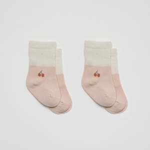 Baby Toddler Gifts: Set of 2 Socks Cherry