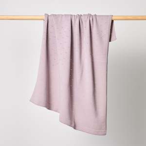 New Wholesale: Merino Blanket Amethyst - DUE MAY