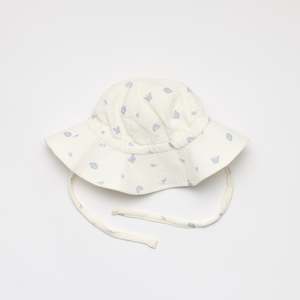 New: Organic Muslin Hat Enchanted Garden