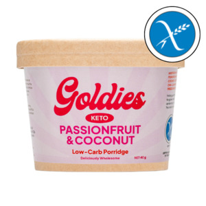 Goldies Keto Passionfruit & Coconut Porridge