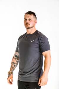 Mens T Shirts: Mens Icon T-Shirt - Charcoal